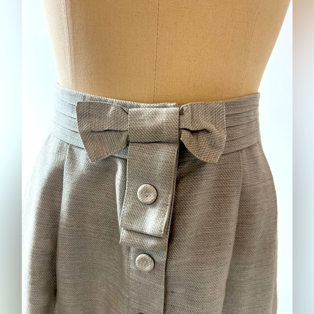 See by Chloe pleated mini skirt with bow waist
